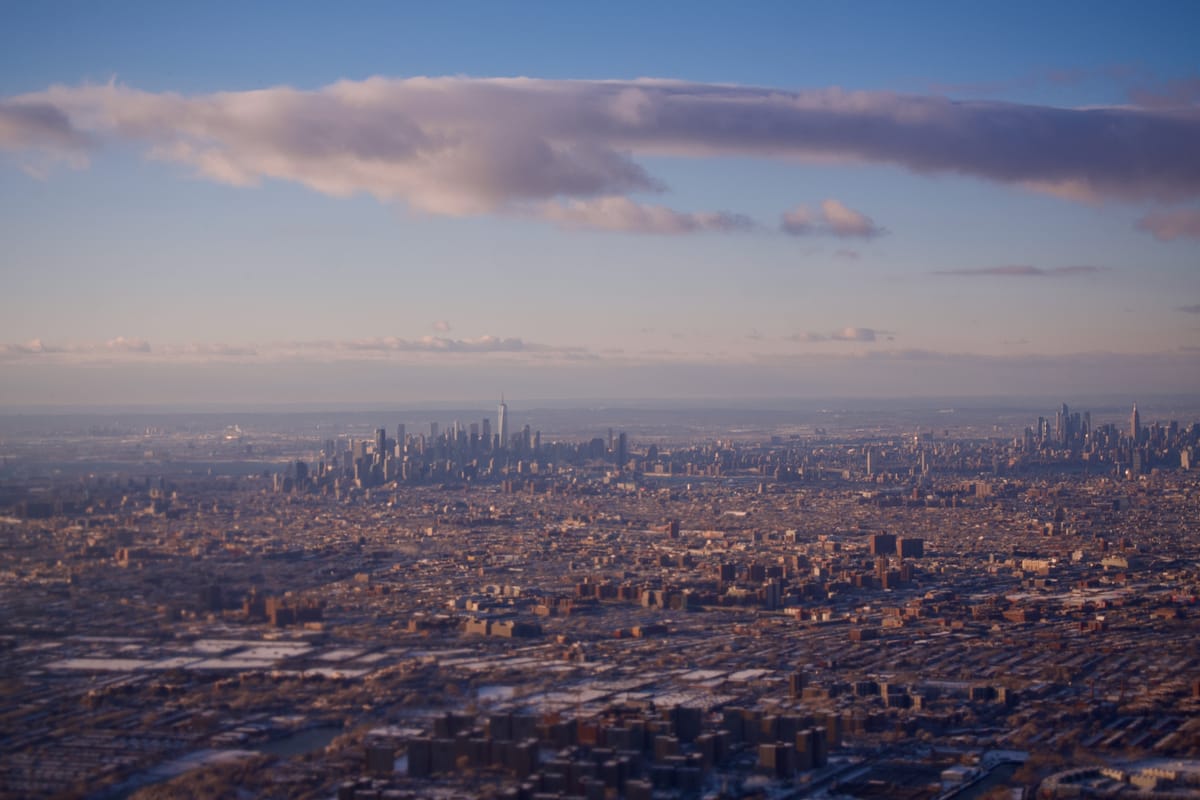 New York City, from the air